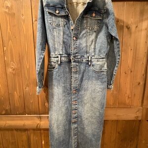 Women's Wash Lab Denim Midi Dress